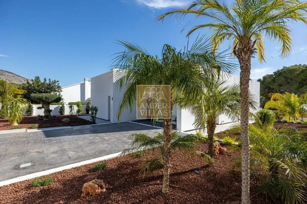 Beautiful modern villa on one level.